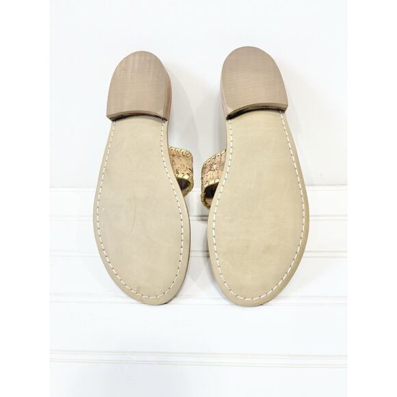 Jack Rodgers Flat Sandal In Cork Size 6 - Picture 8 of 8